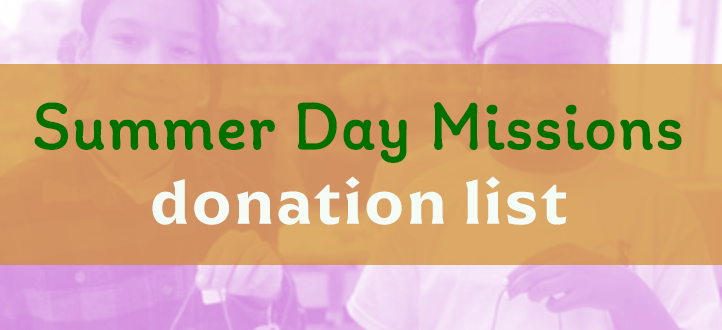 Support Our Day Missions Supply Drive!