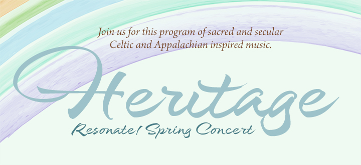 “Heritage” Resonate! Concert May 5
